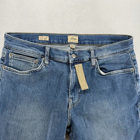 J.CREW Other - J Crew Jeans Men's 33x32 Blue 484 Denim Slim Fit Stretch Medium Wash Casual NEW